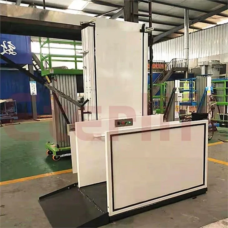 Mājas ratiņkrēslu pacēlājs