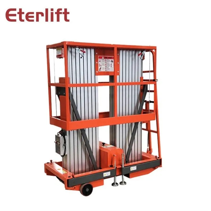 Hidrauliskās platformas alumīnija cilvēka lifts